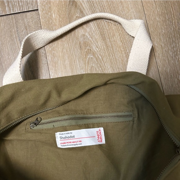 Known Supply Artisan Khaki Weekender Duffle Bag - Picture 4 of 8